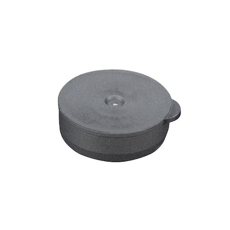 Caplugs PLUG TUBE END W/TAB BLACK LDPE, 1000PK TE-1875-TAB